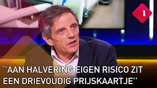 Econoom Arnoud Boot is kritisch over een halvering van het eigen risico  Op1 [upl. by Sagerman223]