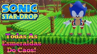 Sonic Star Drop  Todas as Esmeraldas Do Caos [upl. by Airal]