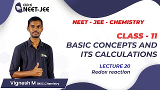 Redox Reaction  01 • Redox reaction • IIT JEE • NEET • Tamil • CHEMISTRY • Vignesh Sir [upl. by Ylen]