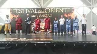 Shaolin Quan Fa Festival dellOriente 2015 Bologna [upl. by Datha]