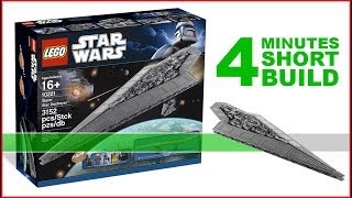 LEGO STAR WARS 10221 Super Star Destroyer 4 Minutes Fast Build  Exclusive For Collectors [upl. by Yrkcaz628]