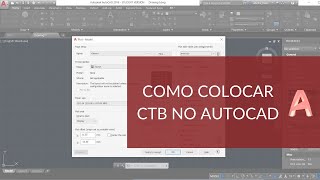 COMO COLOCAR CTB NO AUTOCAD [upl. by Ailiec874]