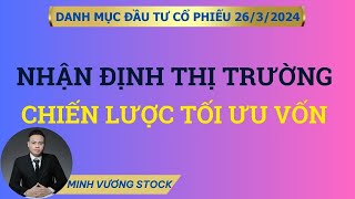 Tin nhanh chứng khoán Chiến lược tối ưu vốn Đánh giá VNINDEX Tín hiệu thiếu cầu [upl. by Anaeerb]