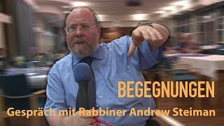 Stolpersteine Frankfurt quotBEGEGNUNGENquot Gespräch mit Rabbiner Andrew Steiman [upl. by Assirrak]