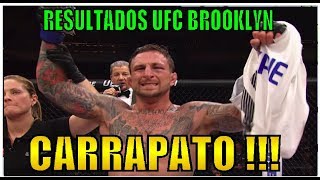 Gregor Gillespie x Yancy Medeiros Resultados do UFC Brooklyn [upl. by Marybella]