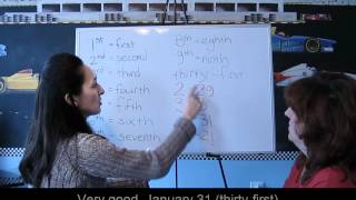 Lesson 40  Dates  Learn English with Jennifer [upl. by Johiah]