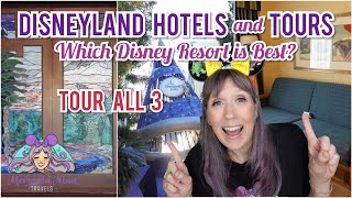 Disneyland Resort Hotel TOURS  ALL 3 Disney Resorts [upl. by Saxena]