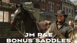 John Marston Restored amp Enhanced Bonus Saddles  RDR2 [upl. by Elbertine]