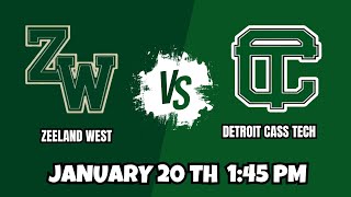 Full Court PreP  Zeeland West vs Detroit Cass Tech [upl. by Lilah]