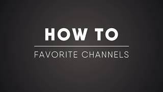 How to Favorite channels on Roku [upl. by Ffirahs]