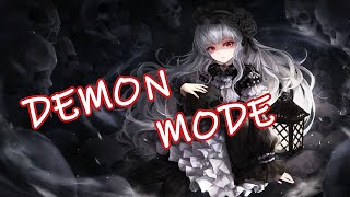 Nightcore  DEMON MODE Lyrics [upl. by Madda]