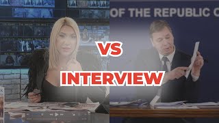 Jovana Jeremić i Aleksandar Vučić  Intervju PARODIJA [upl. by Nerek]