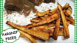 How To Make Oven Baked CRISPY PARSNIP FRIES Recipe  Tess Cooks4u [upl. by Ycnahc]