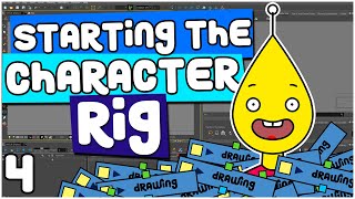 Starting the CHARACTER RIG  Toon Boom Harmony Rigging Tutorial  Part 4 [upl. by Farlie]