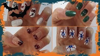 Halloween Nailart by SaskiasBeautyBlog [upl. by Esille]