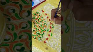 colourful kurta design for customer choice 😍handpainted colourfulart multicolor kurta designer [upl. by Zeni]