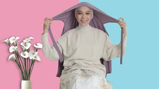 CARA MEMAKAI JILBAB PASHMINA TALI SIMPLE DAN CANTIK UNTUK KONDANGAN [upl. by Ahtimat]