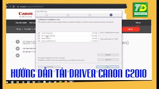 🍓Tải driver máy Canon G2010  Download driver Canon G2010 [upl. by Saideman]