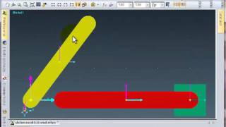 RecurDyn Video Tutorials 04  Object Control in RecurDyn using Slider Crank Mechansim [upl. by Nairrod443]