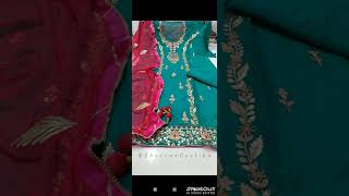 Organza handwork with pure dupatta organza handworksuits puredupatta [upl. by Ruffin]