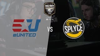 eUnited vs Splyce  CWL Champs 2018  Day 2 [upl. by Randy]