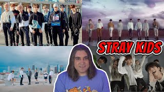 Reacting to Stray Kids quotTMT Double Knot Astronaut amp Levanterquot MVs and more [upl. by Doowrehs]