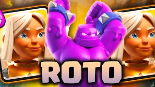 ¡EL MÁS TOXICO 🥵 de CLASH ROYALE Mazo con GOLEM de ELIXIR y CURANDERA [upl. by Chance202]