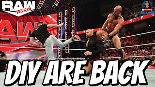 WWE RAW 10223 Review Johnny Gargano and Tommaso Ciampa Reunite [upl. by Cairistiona199]