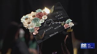 Elms College hosts commencement ceremony at the MassMutual Center [upl. by Ackerman]