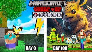 Survive 100 Days in Cobblemon  Minecraft Pokemon [upl. by Mathia]