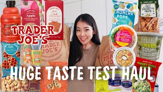 Trader Joes Taste Test Haul FALL items pumpkin cold brew butternut squash mac n cheese amp More [upl. by Lekram]