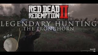 RDR2 LEGENDARY HUNTING GUIDE  THE LEGENDARY PRONGHORN LOCATION AND KILL IN RED DEAD REDEMPTION 2 [upl. by Ronacin]