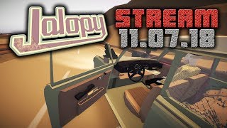 Jalopy  STREAM quotOstRoadtripquot  TwitchStream 006 Jalopy Playthrough 11072018 [upl. by Ydna785]