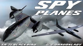 SPY PLANES SR71 Blackbird And U2 Dragonlady  Skunk Works Masterpiece Aircraft [upl. by Kalbli]