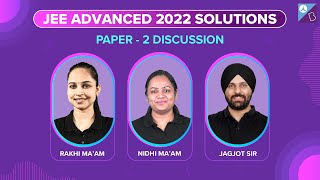 JEE Advanced 2022 Question Paper2 Solutions With Answer Key  JEE Advanced 2022 Paper Analysis [upl. by Pauline]