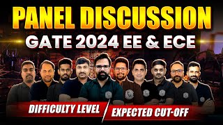 GATE 2024 EE  ECE  Difficulty Level  Expected Cut  Off  Panel Discussion [upl. by Cissej]