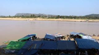 Kalewa banks on the Chindwin river Sagaing Division [upl. by Ozneral668]