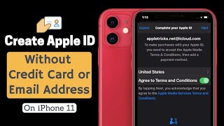 Create New Apple ID Without Credit Card on iPhone 11  Easiest Way to Setup Apple ID [upl. by Bianchi]