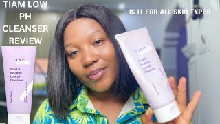 TIAM SNAIL amp AZULENE LOW PH CLEANSER REVIEW [upl. by Drarrej]