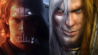 Comparing Anakin Skywalker Darth Vader amp Arthas Menethil Lich King [upl. by Ajnot]