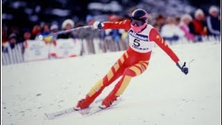 Pirmin Zurbriggen wins double DH Kitzbühel 1985 [upl. by Eiger]