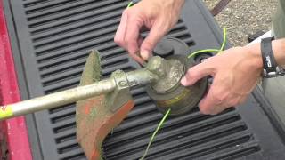 Stihl Line Trimmer How to Quickly Exchange the Head in 20 seconds [upl. by Atinniuq265]