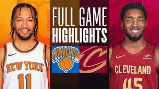 New York Knicks vs Cleveland Cavaliers Full Game Highlights  October 31 2023  202324 NBA Season [upl. by Atrice]