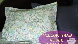 How to make a Pillow Sham DIY Tutorial amp Giveaway [upl. by Ibrahim]