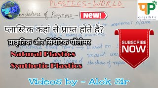 Source of polymers  Natural Polymers  Synthetic Polymers  PlasticsWorld  Cipet  Alokrj [upl. by Nudd]