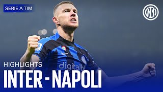 INTER 10 NAPOLI  HIGHLIGHTS  SERIE A 2223 ⚫🔵🇬🇧 [upl. by Htehpaj]