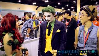 Laya and Alice Interview Harleys Joker at Puerto Rico Comic Con 2013 [upl. by Susanetta828]