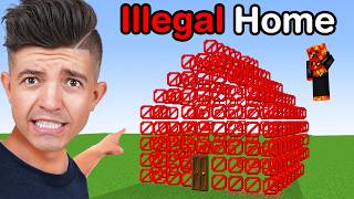 21 Illegal Houses In Minecraft [upl. by Nimajneb]