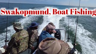 SWAKOPMUND BOAT FISHING EXPERIENCE [upl. by Fernald]