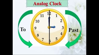 Analog clock kidseducation  Telling the time  oclock  Half past Quarter past and Quarter to [upl. by Enilorak495]